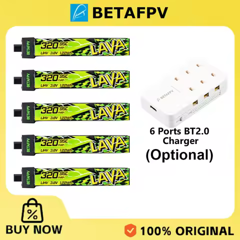 BETAFPV LAVA II 1S 95C Battery 320mAh for Air65, Meteor65 Pro
