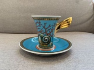 Rosenthal Versace Barocco Coffee Cup/Saucer  Les Tresors de la Mer 咖啡杯連底碟