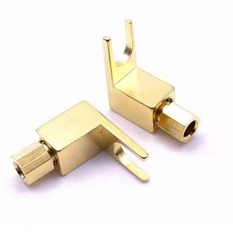 Spade Adapter Banana Plug Adapter Plugs Cable Connector Spade Plug Connector Plug Banana to Spade Ad