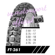 VIVA TUBE TYPE TYRE FT261 250-17, 275-17 Motorbike Off Road Tire, Tayar Motorcycle