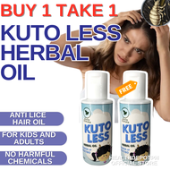 BUY 1 GET 1 Kuto Less Anti Lice Herbal Oil Lice Remover Kuto Remover Anti Itch Anti Drandruff Anti K