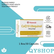 【 Official Store 】100% Original CoQ10 Ubiquinol Health Supplement 100mg Softgel 30s EXP：2026-05