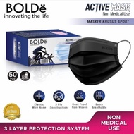 Masker BOLDE Active mask 3 ply 50 pcs -