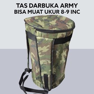 Darbuka Dumbuk Calti Thick Army Motif Bag Darbuka 8 Inch Darbuka 9 Inch