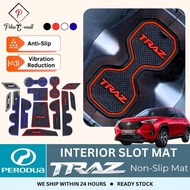 Perodua Traz Interior Slot Mat Silicone Anti Slip Coaster Mat Perodua Traz Accessories