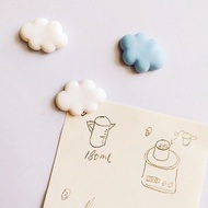 Mini Cartoon Cute Cloud Refrigerator Stickers, Decorative Fridge Magnet, Creative Fridge Magnetic