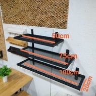 Rak besi dinding/rak besi berjaring/Expandable wallmout metal rack heavy metal
