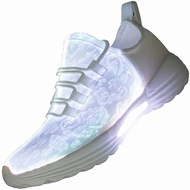 EU size 25-46 light up shoes for  &amp; kids LED shoes  &amp; kids fiber optic luminous sneakers USB recharging party footwear