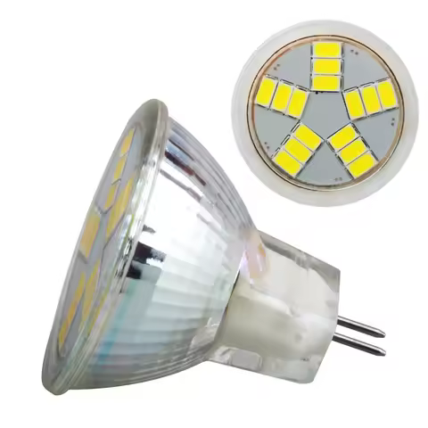 1pcs/lot LED glass MR11 Lamp bulb 12V 3W 6W 10W COB SMD LED GU4 Dimmable Lamp replace Halogen Spotli