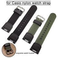 Canvas Watch Strap for Casio G-shock Sgw100 Sports Comfortable Woven Soft Watchband for Men Women Pin Buckle Wristband Bracelet Accessories