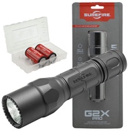 G2X Pro 600 Lumen Tactical EDC Flashlight Bundle with 2 Extra CR123A Batteries and Lightjunction Bat