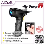 🎁 Air Pump R Hand-held High-Power Air Pump Rechargeable Wireless Digital Display Portable For Car / Bicycle  🍀