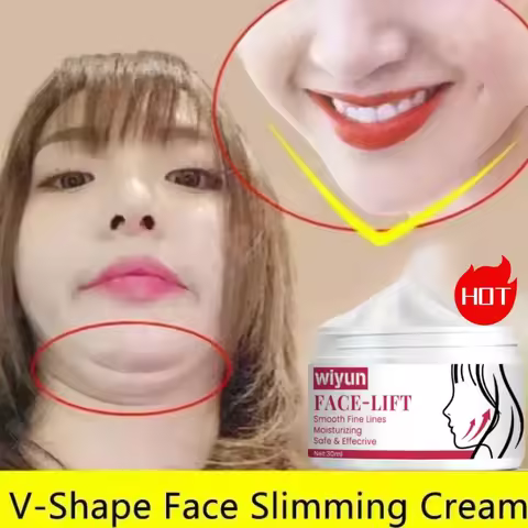 V-Shape Firming Face-Lift Slimming Cream Removal Masseter Muscle Double Chin Face Fat Burning Anti-A