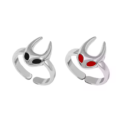 Hot-selling Hollow Knight game merchandise: Hollow Knight Silksong alloy fashion ring accessory
