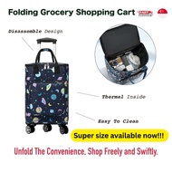 Foldable Grocery Trolley Cart – 50 kg Heavy-Duty, Compact