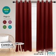 KKBS CURTAIN Canola 80%++ Blackout Curtain Ready Made Hook & Eyelet - Page 2