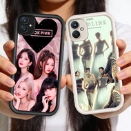 HP O-6 Blackpink Casing Siliconehp for ITEL S26 A50 A70 100 P65 RS4 A80 City P55 A90 Ultra 5G