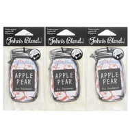 John's Blend - 吊掛式香氛片 - Apple Pear 3pcs - [平行進口]