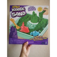Kinetic Sand Sandbox Set Green Play Sand