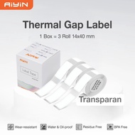 D11 D110 D30 Thermal Label Sticker Rolls Premium Thick Paper for Home/Office