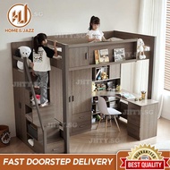 Bed Frame Bunk Bed Solid Wood Small Apartment High And Low Bed Multifunctional Combination Upper Bed