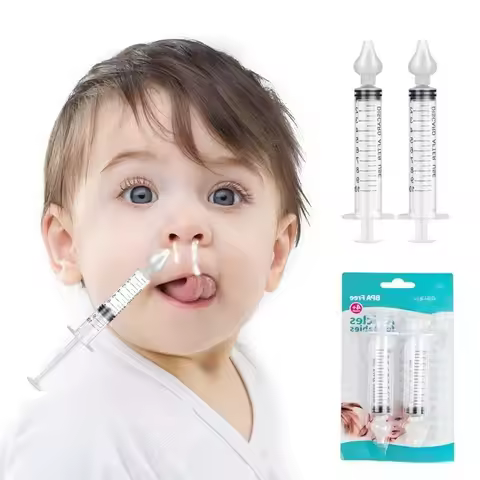 1/2/4 pcs 10ML Nasal Aspirator Cleaner Syringe Baby Nose Washing for Children Baby Cleaner Rhinitis 