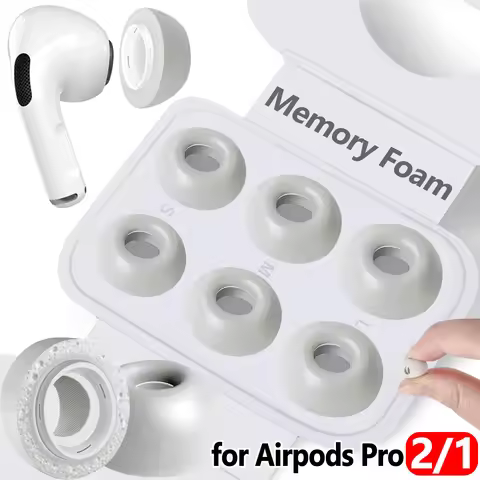 For AirPods Pro 2 Soft Replacement Memory Foam Earbud Tips Noise Cancellation Sponge Anti-Slip Earti