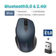 【BT5.0+2.4G】UGREEN MU101 chuột không dây Bluetooth 4000 DPI 5 Buttons chuột máy tính không dây Silen