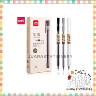 Deli A025B Gel Pen (1214) 0.5 mm PREMIUM Aesthetic Pen/ Aesthetic Black Gel Pen/ gel pen/ ballpoint 