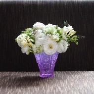 琉璃工房 LIVING 百百合 花瓶 百合花 母親節/辦公室裝飾花浮雕