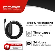 DDPAI 12/24V Type-C Hardwire Kit for DDPAI Mini 5/ Z40/ Z50 / Mola N3 Pro / N3 / N1 Dual Dash Cam