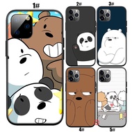 iPhone SE XR 5 5s 6 6s 7 8 Plus 11 Pro Max Soft Silicone Phone Case TO95 We Bare Bears