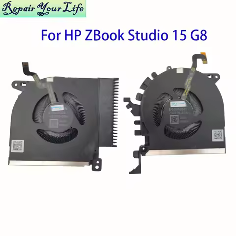 Laptop Cooling CPU GPU Fan For HP ZBook Studio 15-G8 15S-G8 HSN-C12C Notebook Cooler Radiator EG5006