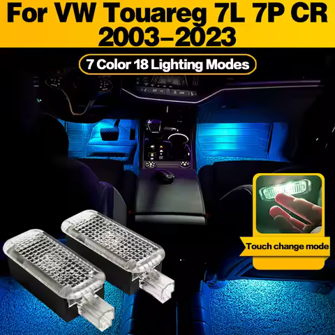 LED Atmosphere Lamp Car Footwell Light Interior Decoration For VW Touareg 7L 7P CR 2003 2004 2005 20