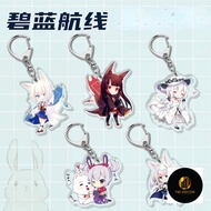 Azur lane anime Character Double-Sided acrylic Keychain