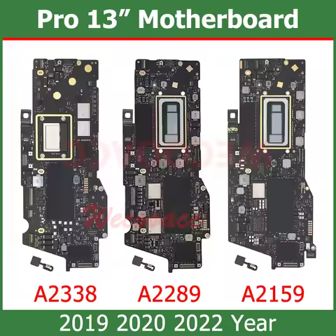 Original M1 M2 A2338 Logic Board With Touch ID A2159 A2289 Motherboard i5 i7 16GB 8GB 256GB 512GB 1T