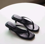 PICHA Shoes - รุ่น cherry 🍒 รองเท้าหูคีบ ส้นสูง 1 นิ้ว พื้นนุ่ม (เท้าอวบเพิ่ม 1 ไซส์)