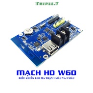 HD W60 Card - W60 HD Circuit (Control P-plate matrix led P10 Led Module 1 color, 3 colors)