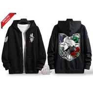 Naruto FREE SHIPPING ANIME HOODIE - ZIPPER ATTACK ON TITAN SHINGEKI NO KYOJIN AOT SNK - MENS SWITER