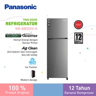 Panasonic NR-BB250V-H Kulkas 2 Pintu Top Freezer + Inverter - Grey