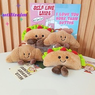 [utilizojmS] Bread Plush Pendant Toy Creative Croissants Roll Taco Cake Plush Doll Keychain Decorati