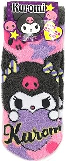 Jays Planning RMS0259 Fluffy Room Socks, Ankle, Chromi Heart Logo, Adult, Women's, 8.7-9.4 inches (2