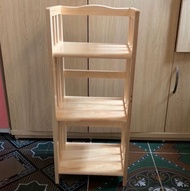 Kệ sách gỗ cao su 3 tầng ngang 40cm chắc chắc đa năng tiện dụng - Ori House