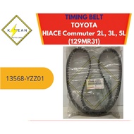 ✉▽▨13568-YZZ01 - ORIGINAL TIMING BELT TOYOTA HIACE Commuter 2L, 3L, 5L (129MR31)