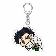 Anime Steins Steins Steins; Gate Keychain Okabe Rentaro Makise Akari Hashida To Acrylic Pendant