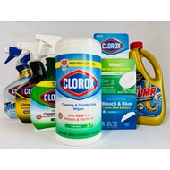 Clorox Disinfecting Wipes/Toilet Bowl Bleach Block/Clean Up Spray / Toilet Bowl Cleaner Gel, 502ML-7