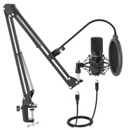 Fifine T730/K730 USB Cardioid Microphone Condenser Mic with Zero Latency &amp; 19mm Large Diaphragm Sound Quality