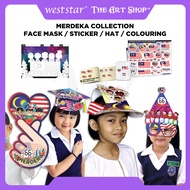 [Weststar TAS] Merdeka Topeng Muka / Rampaian Mewarna / Top Graduan Gemilang / Face Mask / Merdeka C