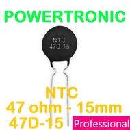 NTC 47D-15 Thermistor 47D15 3A 47Ohm 47 Ohm Termistor 47-D15