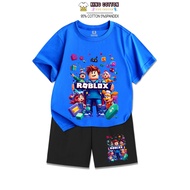Bộ Cotton Trẻ Em ROBLOX Vải Cotton Chính Phẩm Siêu Mát Co Dãn 4 Chiều Size 7-32kg KING COTTON 925